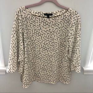 BANANA REPUBLIC 3/4 SLEEVE BLOUSE